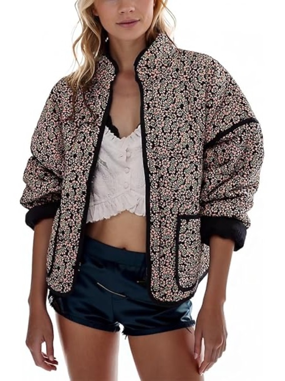 Free People Chloe Jacket in midnight